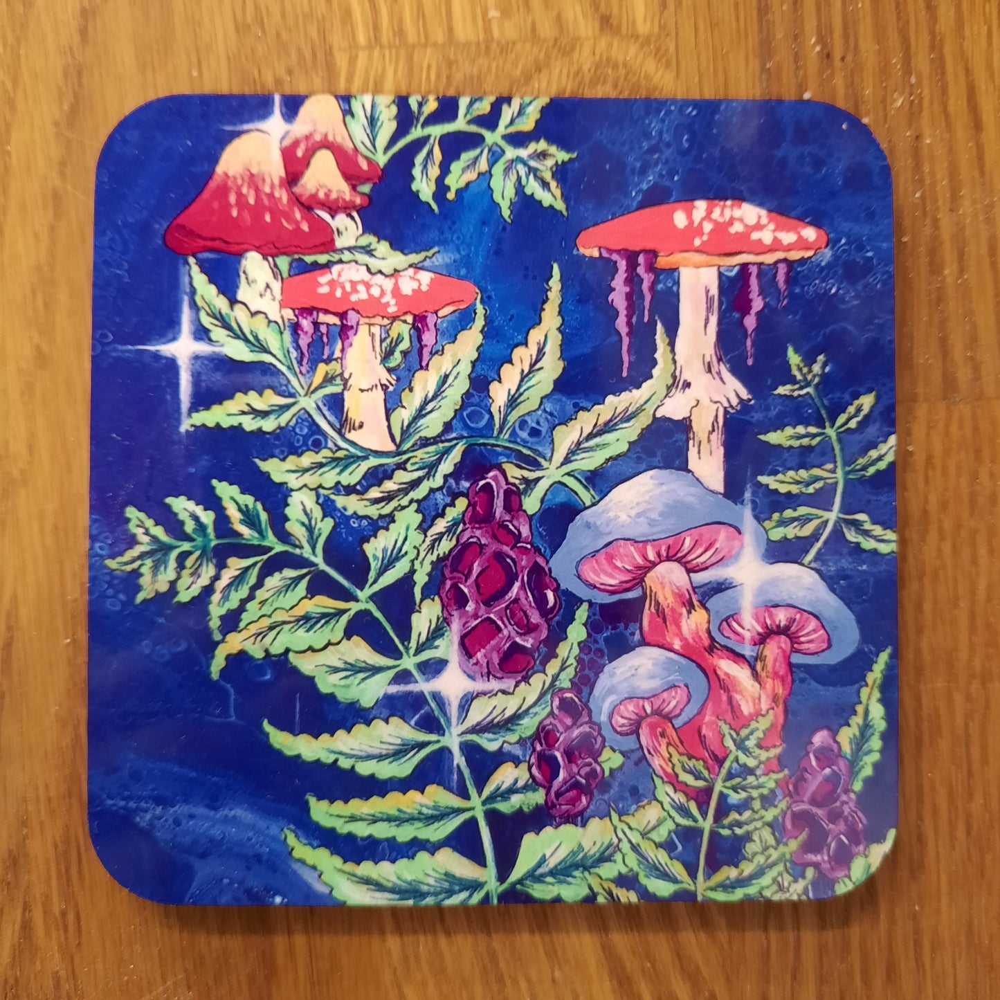Space mushroom art mushroomcore mushroom core psychedelic art