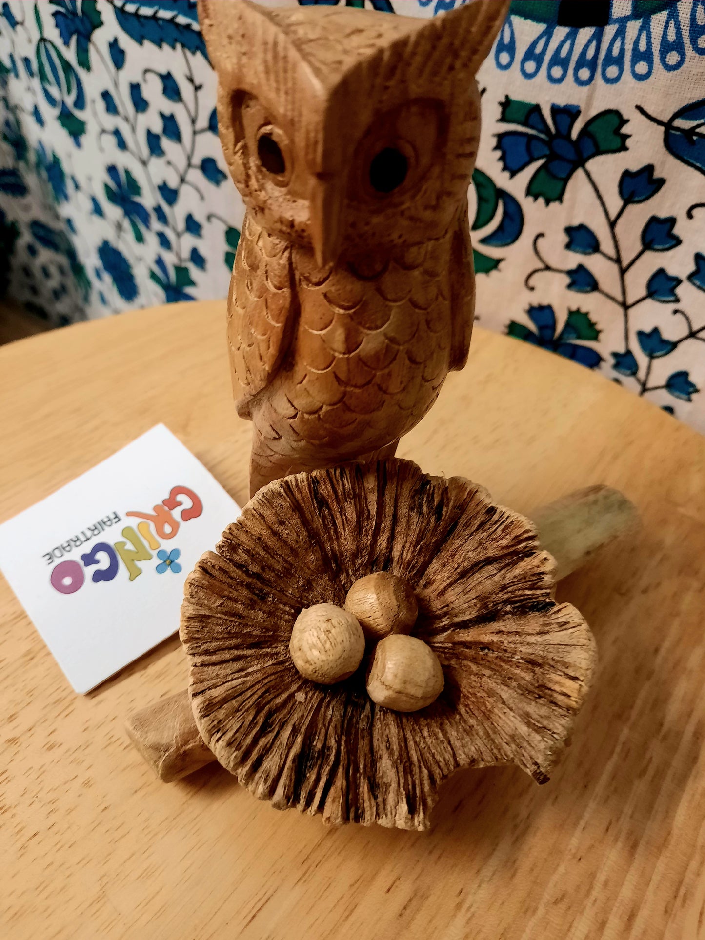 g, wood sculpture, owl sculpture, owl gift, nature lover, forager