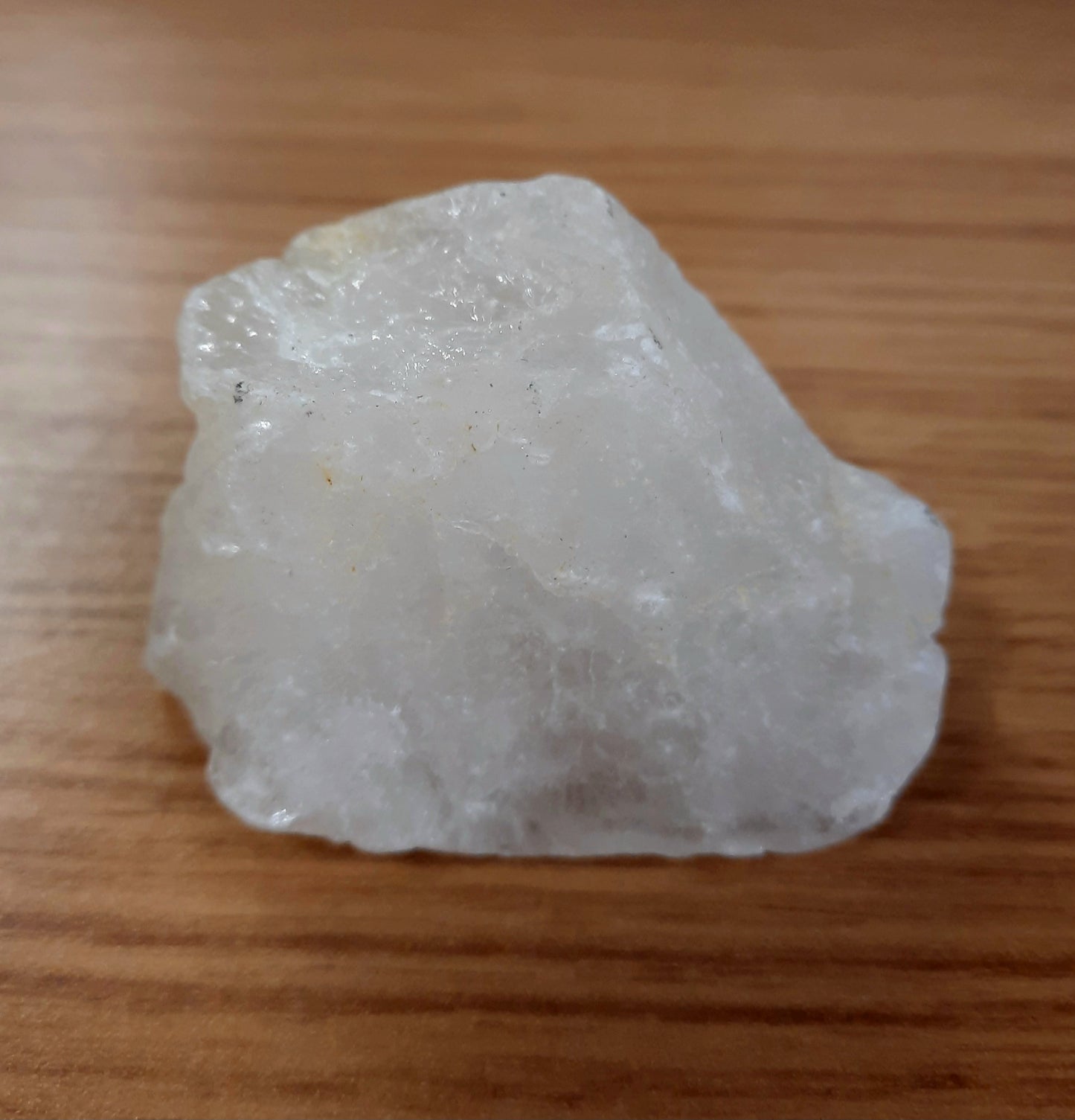 Rough clear quartz specimen
