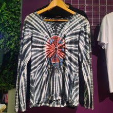 Load image into Gallery viewer, Gringo mushroom print hoodie black tshirt psychedelic tiedye hippy festival clothing