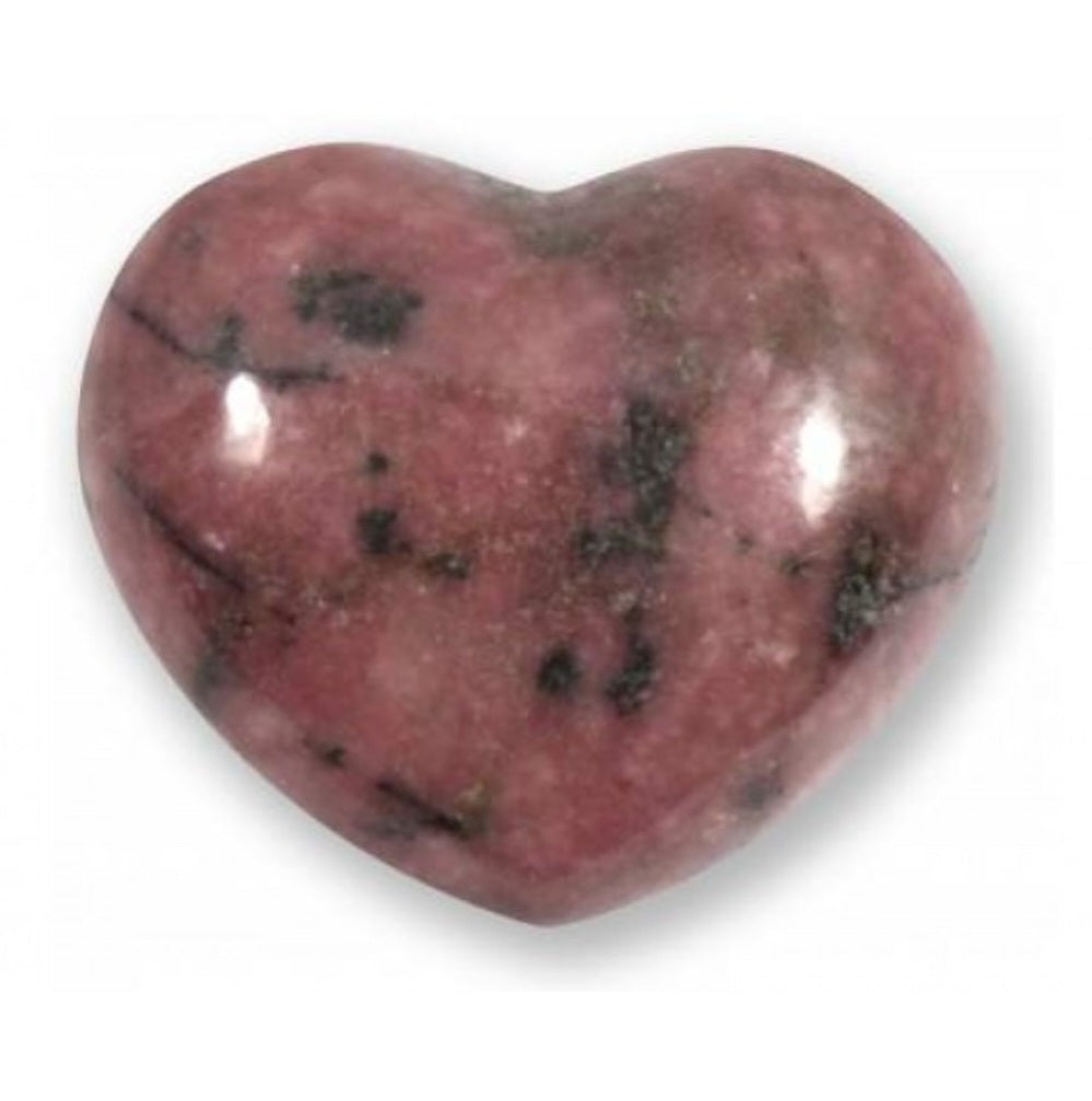 Rhodonite heart