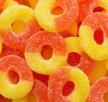 Load image into Gallery viewer, Cosmic tree cbd 25mg broad spectrum gummies teddy bears peach rings edibles food supplement natural pain anxiety relief vegan