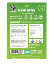 Load image into Gallery viewer, Hempthy sugarfree 1000mg high strength cbd gummies food supplement
