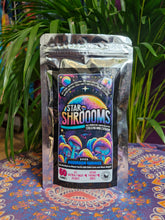 Load image into Gallery viewer, Star shrooms mushroom gummies vegan food supplement chaga lionsmane reishi cordyceps maitake shiitake nootropics