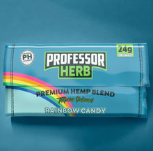 Load image into Gallery viewer, Professor Herb premium hemp blend (24g) Rainbow candy