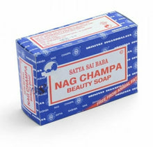 Load image into Gallery viewer, Nag champa soap, satya, vegan soap, satya soap, vegan soap, organic soap, nag champa beauty soap, fair trade gift