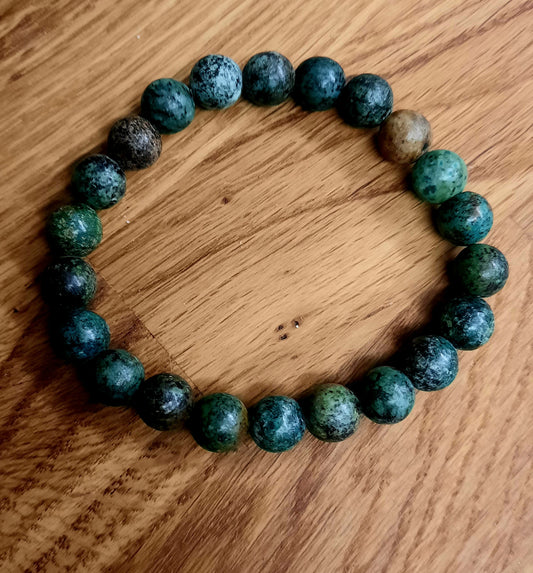 African turquoise bracelet crystals jewellery powerbeads