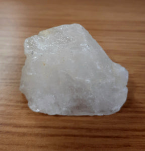 Rough clear quartz specimen