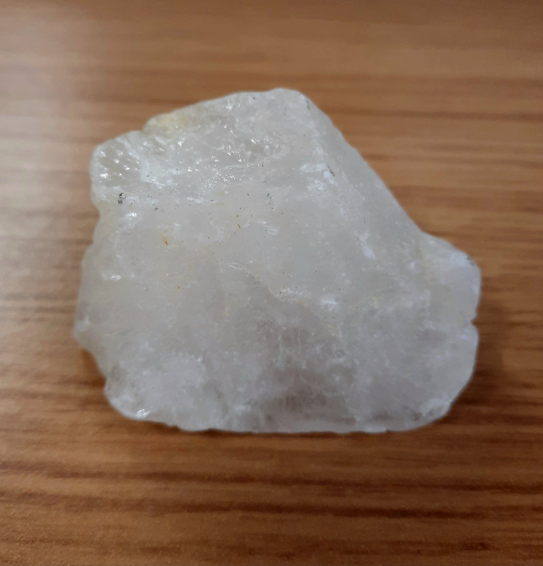 Rough clear quartz specimen
