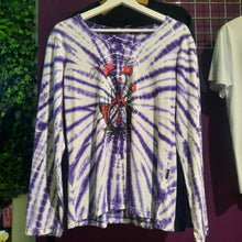 Load image into Gallery viewer, Gringo mushroom print hoodie purple tshirt psychedelic tiedye hippy festival clothing