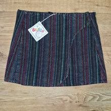 Load image into Gallery viewer, Black hippy short mini skirt Gringo fairtrade Festival fashion