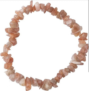 Sunstone gemchip crystal bracelet jewellery