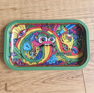Euphoria psychedelic art rolling tray