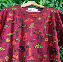 Load image into Gallery viewer, Long sleeved red mushroom tshirt.