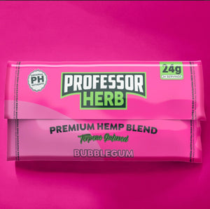 Professor herb premium hemp blend cbd bubblegum