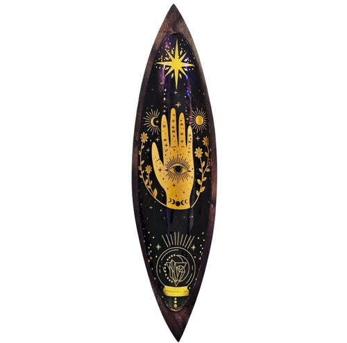 Enamel incense bowl - Hamsa design