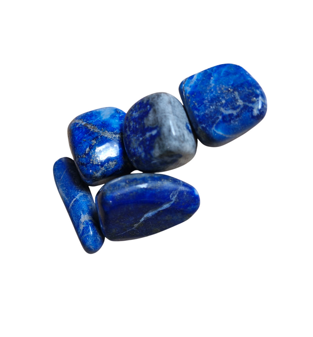 Lapis polished tumblestone throat chakra crystals gemstones gift