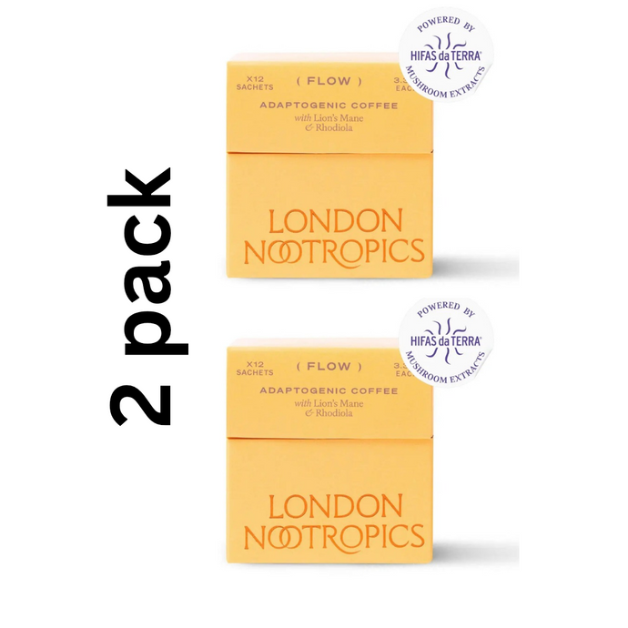 Mushroom coffee box by London Nootropics 2 x 15 servings pk. ( lionsmane)