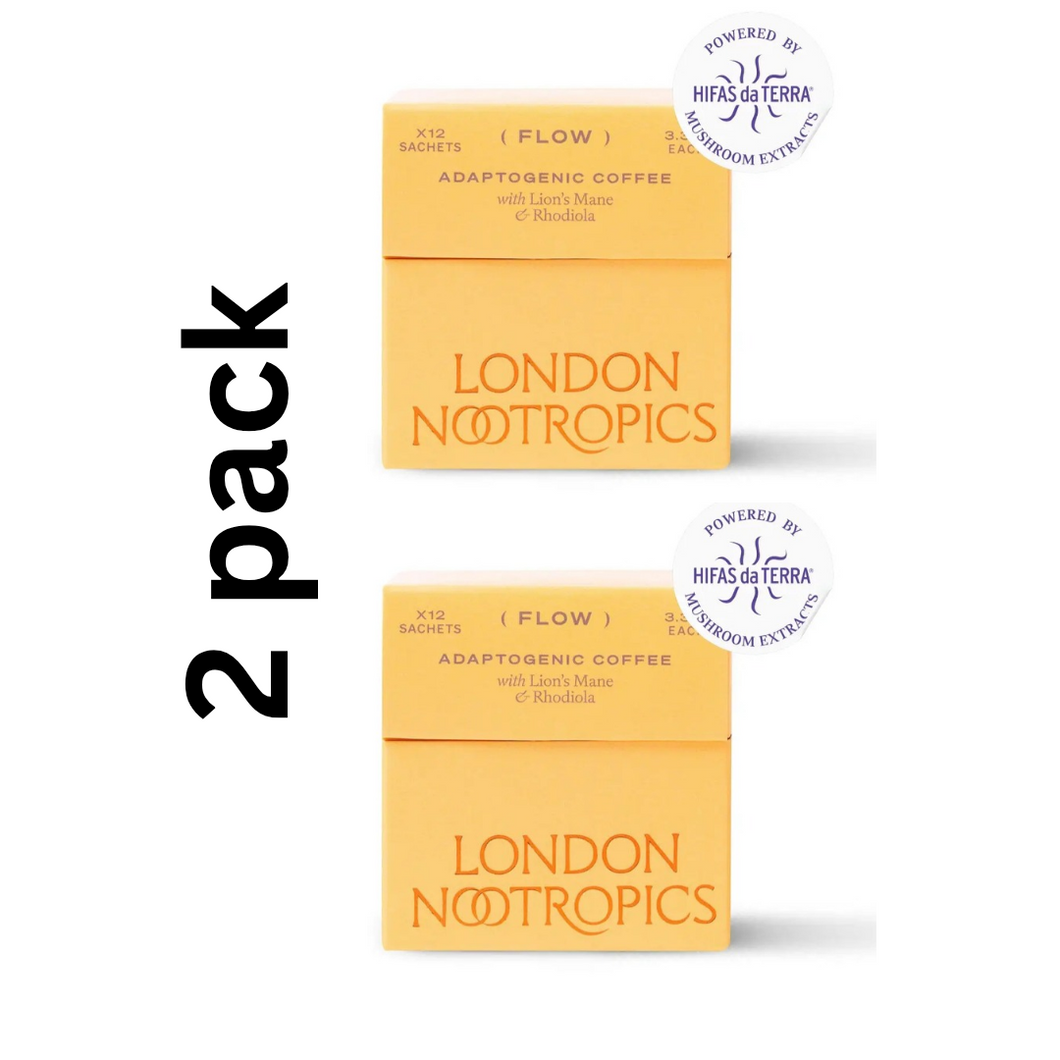 Mushroom coffee box by London Nootropics 2 x 15 servings pk. ( lionsmane)