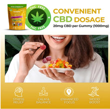 Load image into Gallery viewer, Hempthy vegan cbd gummies pick n mix high strength 1000mg food supplement 