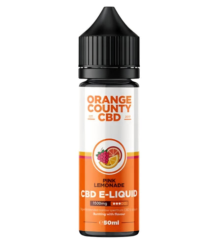 Orange county cbd eliquid 1500mg broad spectrum pink lemonade