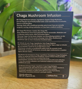 Chaga Mushroom tea food supplement