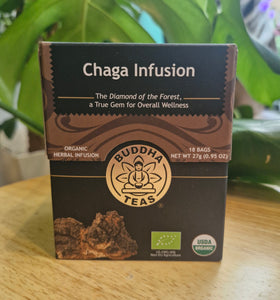 Chaga Mushroom tea food supplement
