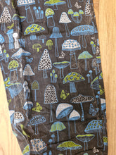 Load image into Gallery viewer, Mushroom moon print hippy trousers festival fashion 100%cotton handprints fairtrade alternative clothing