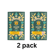 Load image into Gallery viewer, 2 pack Lions mane mushroom mint and chamomile tea by Cheerful Buddha