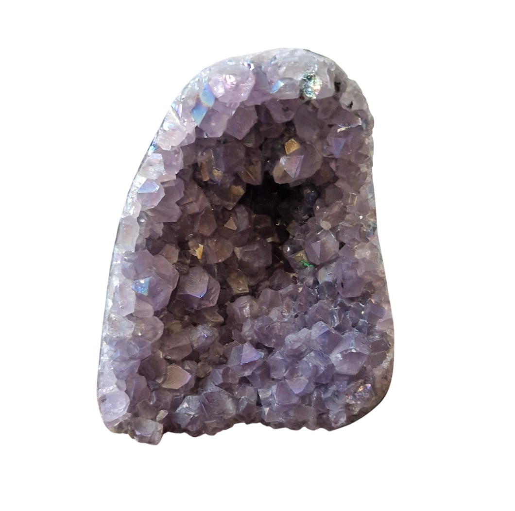 Aura Amethyst cluster