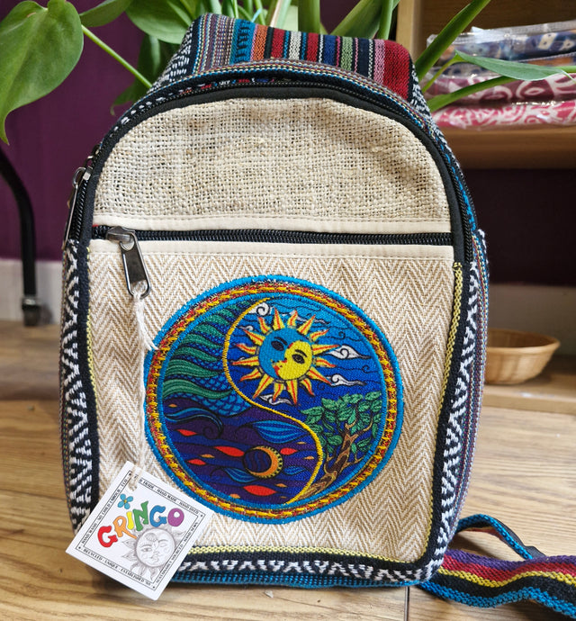 Gheri sun and moon single strap backpack by Gringo