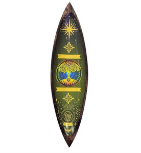 Tree of Life enamel incense bowl mangowood incense holders fairtrade gift