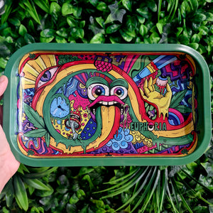 Eurphoria psychedelic art rolling tray