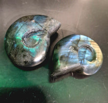 Load image into Gallery viewer, Labradorite Ammonite carving