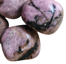 Load image into Gallery viewer, Rhodonite polished tumblestones crystals gemstones crystal healing