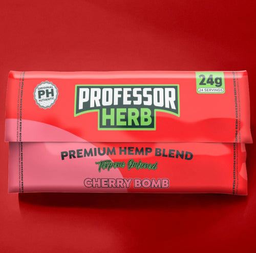 Professor herb cbd premium hemp blend cherry bomb