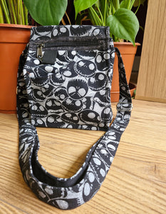 Skull satchel hemp bag hippy festival bag