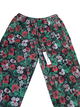Load image into Gallery viewer, Strawberry print cotton trousers
