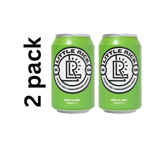 2 PACK Little rick - cbd drink mint and lime