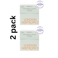 Load image into Gallery viewer, Mojo adaptogenic mushroom coffee box by London Nootropics 2 x 15 servings pk. (Cordeceps and gingseng)
