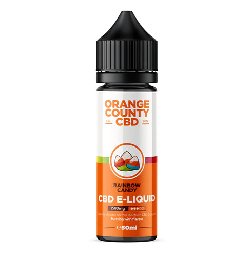 Orange county cbd eliquid 1500mg broad spectrum rainbow candy
