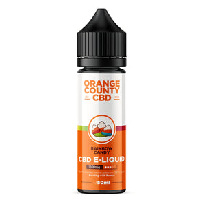 Orange county cbd eliquid 1500mg broad spectrum rainbow candy