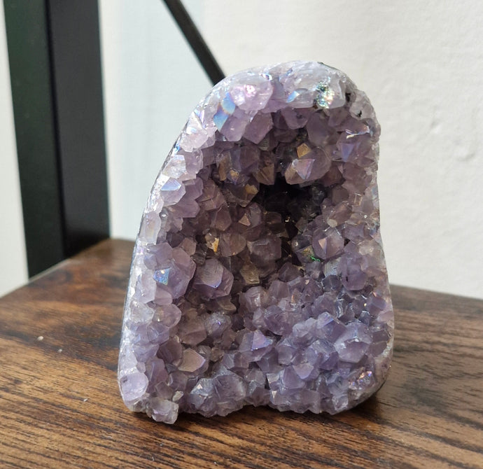 Aura Amethyst cluster