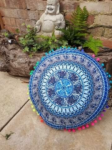 Meditation cushion elephant design