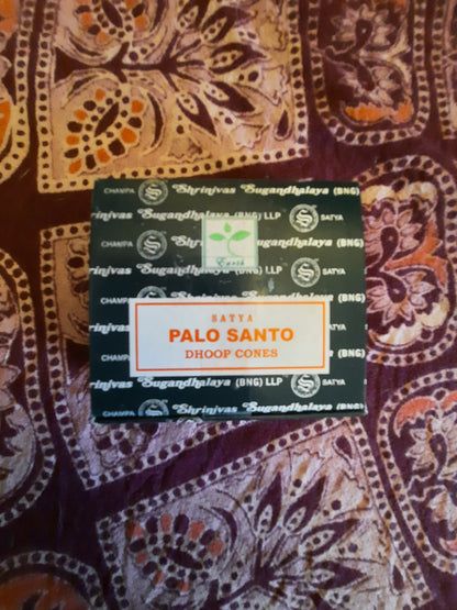Satya incense  cones pack 12 cones per pack( various varieties available)