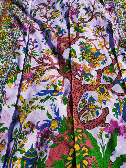 Tree of life single bedspread throw , 100% cotton, indian tapestry