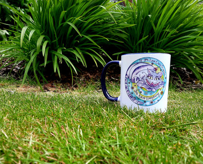 Cheshire cat art Mug