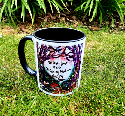 Into the forest mug