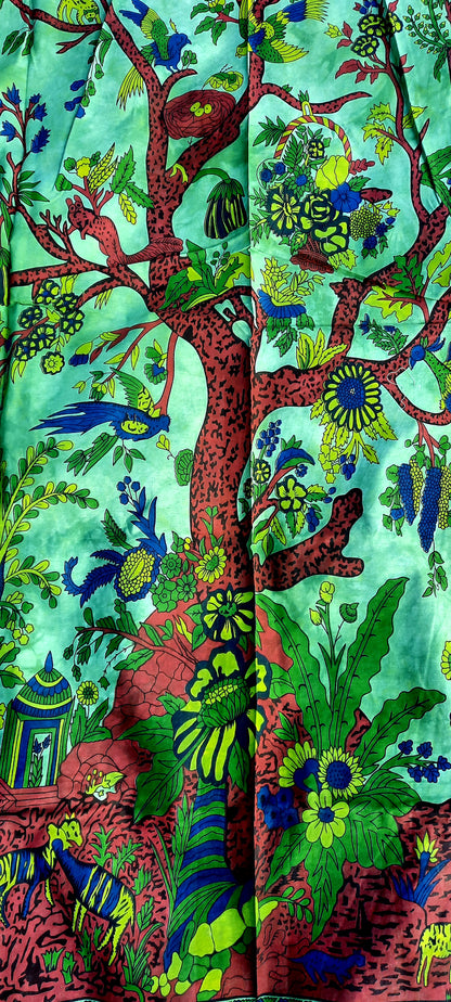 Tree of life single bedspread throw , 100% cotton, indian tapestry