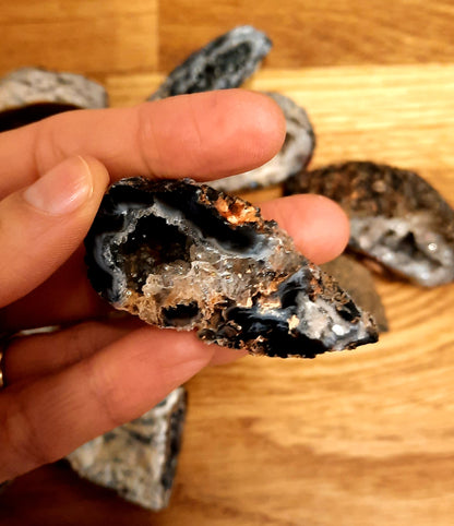 Mini agate geode (natural colour)
